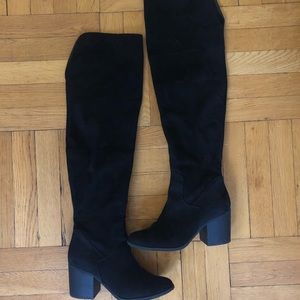 Over the Knee Suede Boots